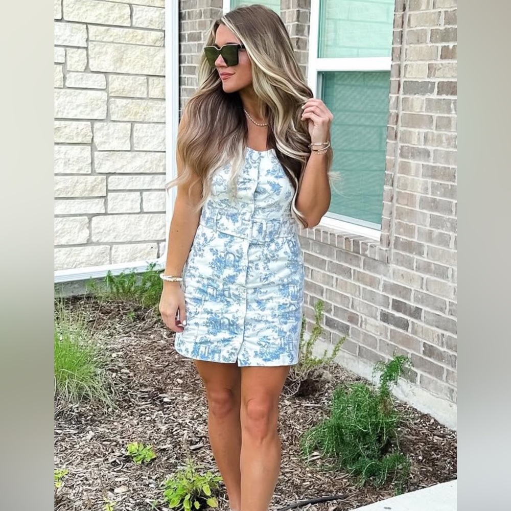 Nanamacs Posh Sensibility Belted Dress